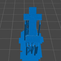 Graveyard of Sorrows Scatter Terrain (Gate, Tombstones, and Statue)