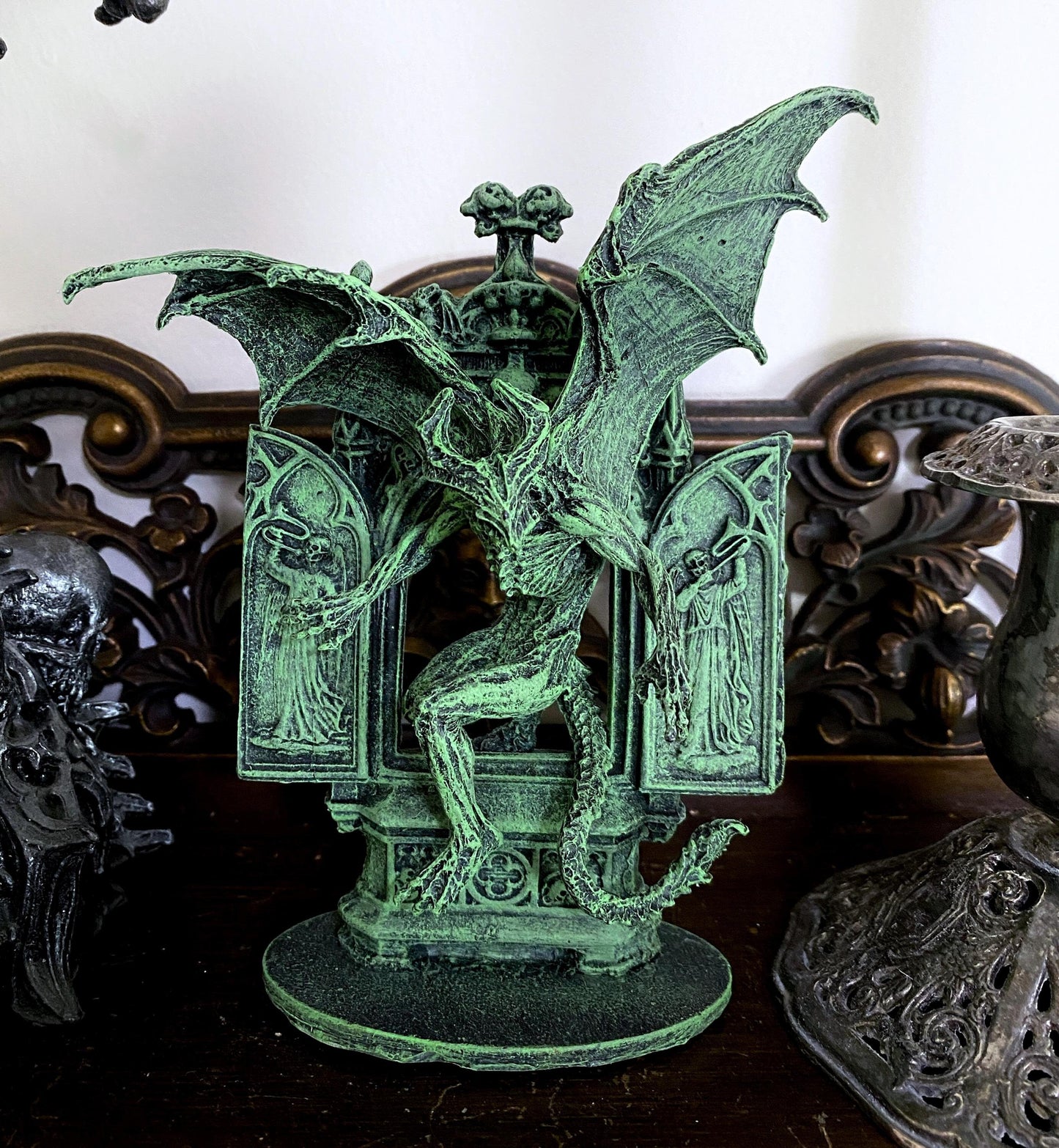 H.P. Lovecraft's Nightgaunt Statue – Hand Painted Cthulhu Mythos Figurine
