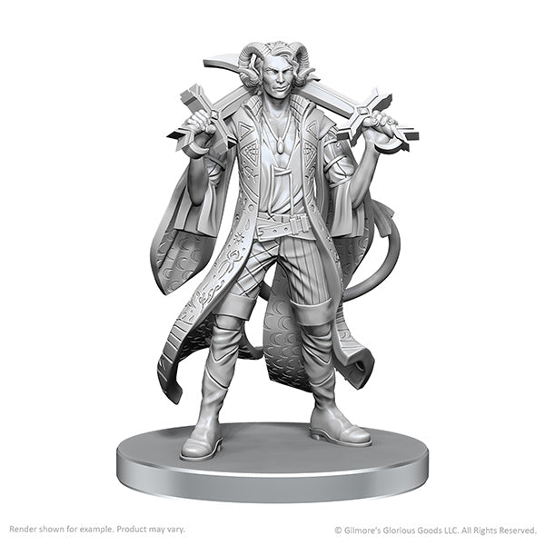 Critical Role Miniatures: Mollymauk Tealeaf & Caduceus Clay - Wave 26 (2-Pack, Unpainted)