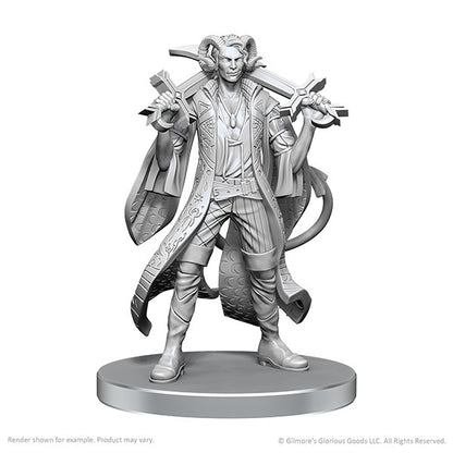 Critical Role Miniatures: Mollymauk Tealeaf & Caduceus Clay - Wave 26 (2-Pack, Unpainted)