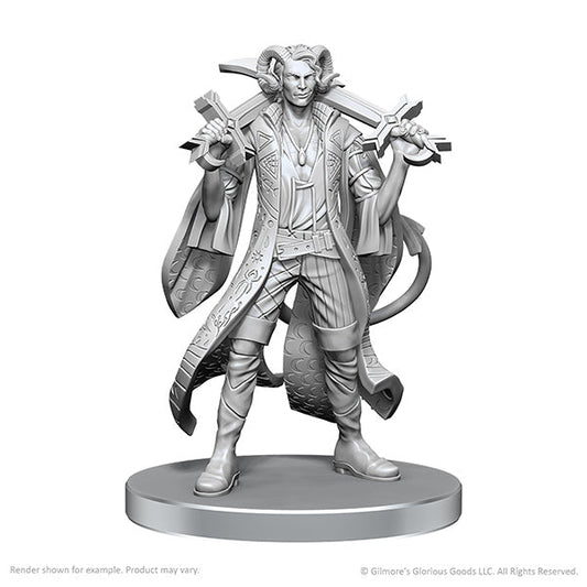 Critical Role Miniatures: Mollymauk Tealeaf & Caduceus Clay - Wave 26 (2-Pack, Unpainted)