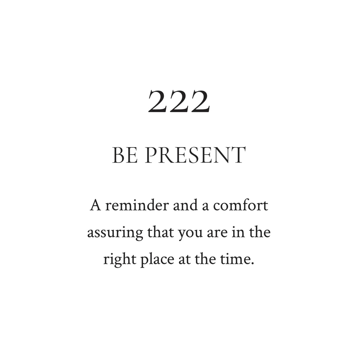 222 Be Present Candle – Cashmere Bergamot