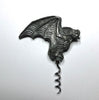 Vampire Bat Corkscrew, Hand Painted Resin | Gothic Vampire Barware | Unique Bat Cork Screw |Dark Fantasy Gothic Wine and Barware Gift
