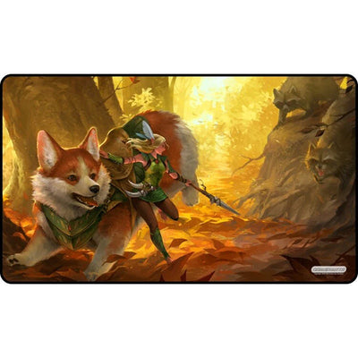 Playmat: Corgi and Elf