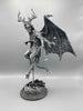 Angel of Death Statue, Hand Painted Resin | Mythic Creature Figurine | Myths and Legends Monster Statue | Demon Statue for Gothic Home Decor