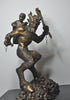 Krampus I Statue, Hand Painted Resin Sculpture Bronze Finish | Mythical Creature Figurine | Dark Christmas Demon, Gothic Folklore Decor
