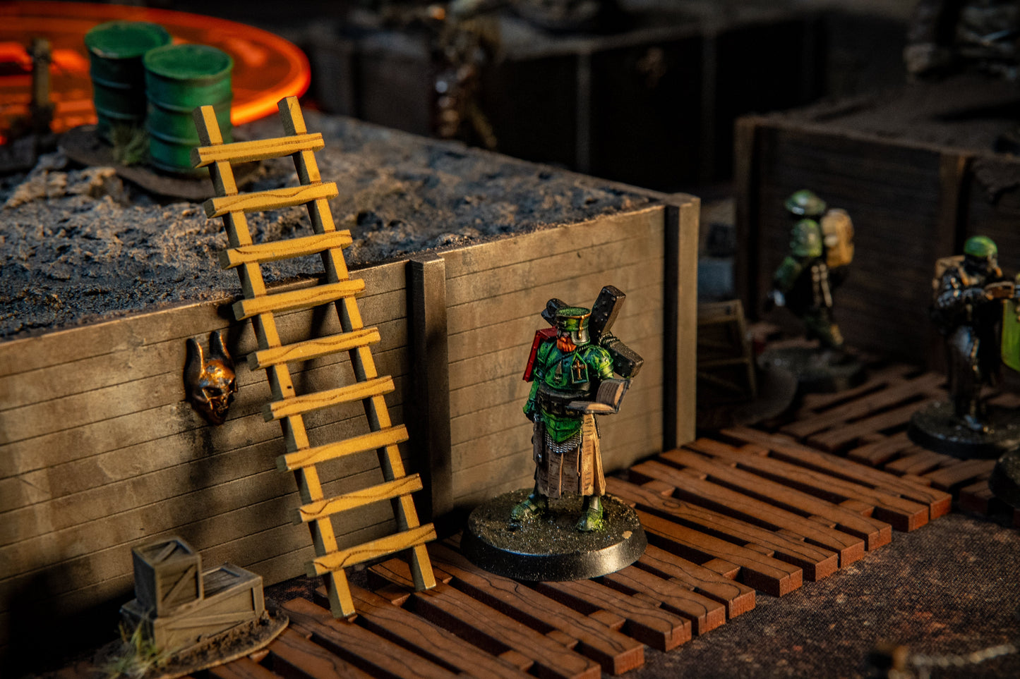 28mm Scale Wargaming Ladders - Scatter Terrain for Vertical Movement