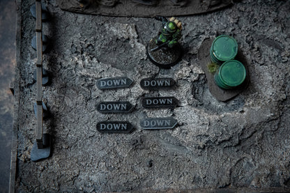 Trench Crusade Down Tokens