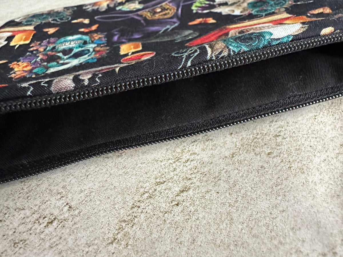 Witchy Tarot Card Bag With Zipper - Tarot Deck Storage Bag