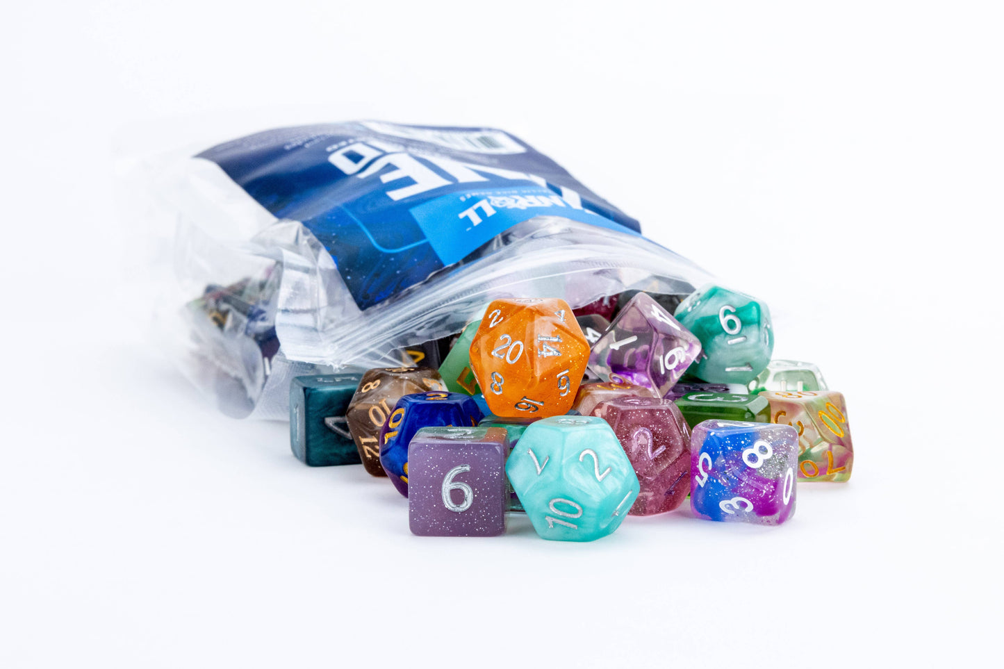 One Pound of Dice from FanRoll - Bulk Random RPG Dice Collection