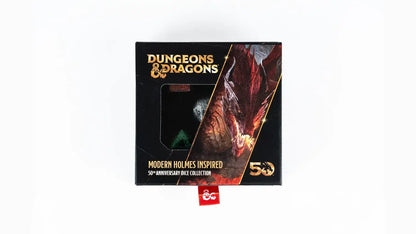D&D 50th Anniversary Modern Holmes Inspired Dice Set - Official Licensed