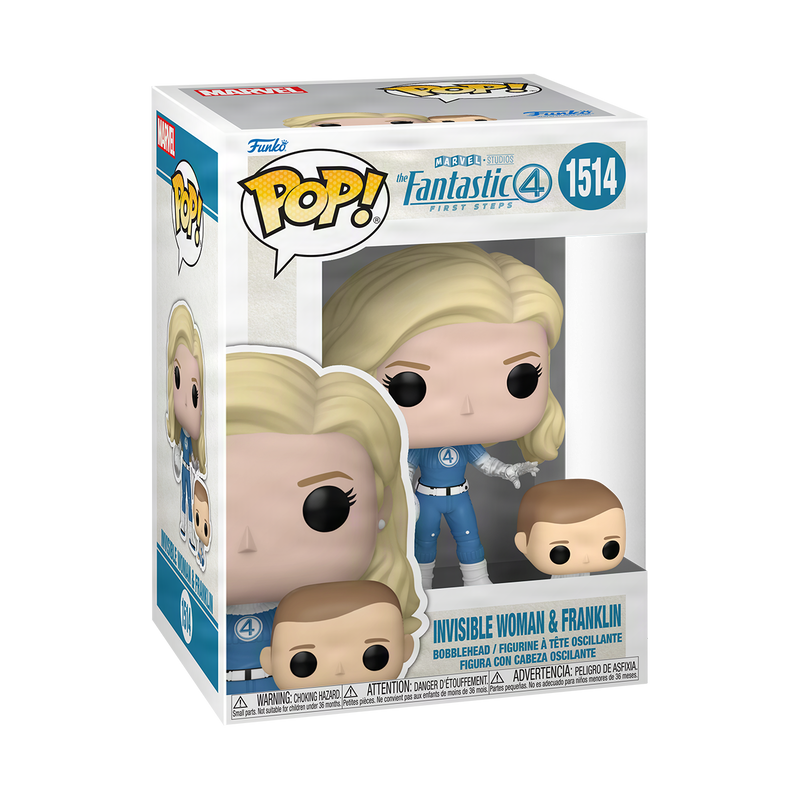 POP! Marvel: Fantastic Four (2025) - Invisible Woman & Franklin