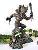 Krampus I Statue, Hand Painted Resin Sculpture Bronze Finish | Mythical Creature Figurine | Dark Christmas Demon, Gothic Folklore Decor
