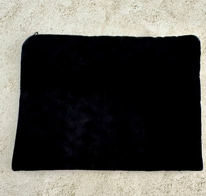 Triple Moon Velvet Tarot Bag with Zipper – Witchy Gift for Tarot & Oracle Lovers