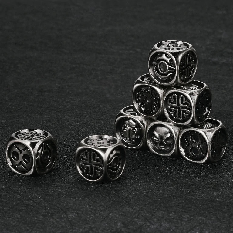 DND Dice Original Fun Lucky Ladybug Metal D6 Dice