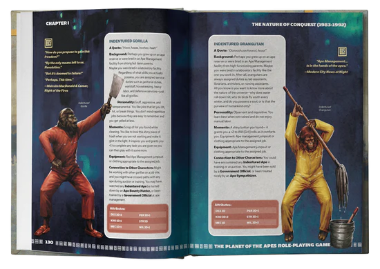 Planet of the Apes RPG: The ANSA Files Sourcebook (Hardcover)