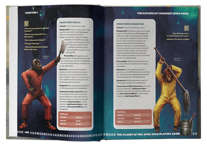 Planet of the Apes RPG: The ANSA Files Sourcebook (Hardcover)