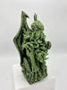 Cthulhu Enthroned Statue, Hand Painted Resin Sculpture | Cthulhu Mythos Monster Figurine | Lovecraftian Horror Decor and Gamer Gift