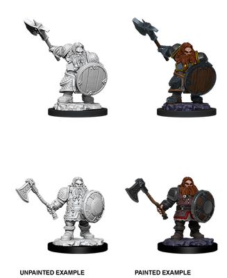D&D: Nolzur's Marvelous Miniatures - Dwarf Male Fighter