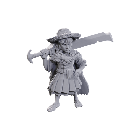 Pathfinder: Deep Cuts - Female Halfling Magus Low-Level