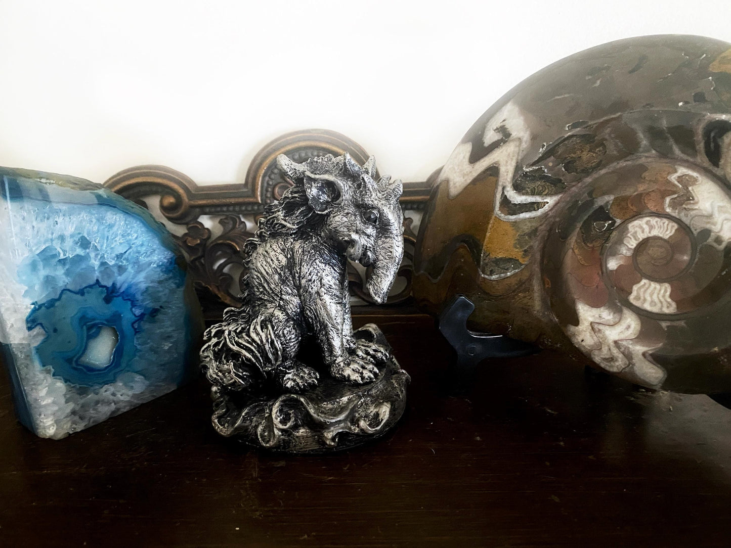 Baku Dream Guardian Statue – Hand Painted Japanese Mythology Figurine