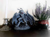 Mothman Statue, Hand Painted Resin Sculpture | Cryptozoology Creature Figurine | Urban Legend Moth Man Monster Figurine, Horror Art Decor