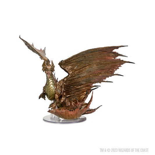 D&D: Icons of the Realms – Adult Brass Dragon Premium Figure