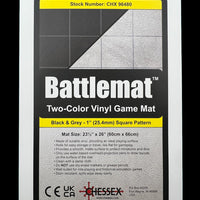 [Preorder] Battlemat™ 1" Reversible Black-Grey Squares (23½" x 26" Playing Surface)
