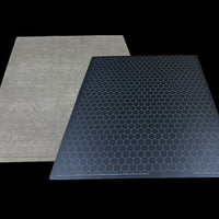[Preorder] Battlemat™ 1" Reversible Black-Grey Hexes (23 ½" x 26" Playing Surface)