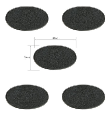 Citadel: 60x35mm Oval Bases (5)