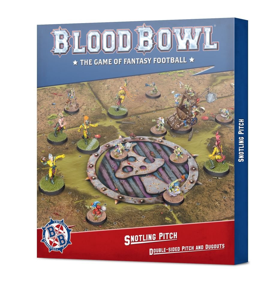 Blood Bowl: Double-sided Snotling Pitch and Dugout Set - Premium Game Mat