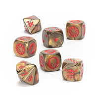 Blood Bowl: Chaos Dwarf Team Dice Set