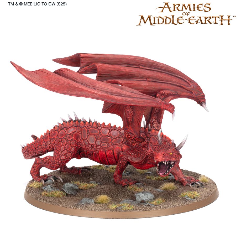Lord of the Rings Dragon - Multipart Resin Miniature for Middle-earth SBG