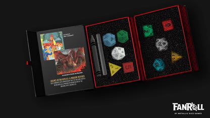 D&D 50th Anniversary Then/Now Dice Set - Vintage & Modern Official Licensed