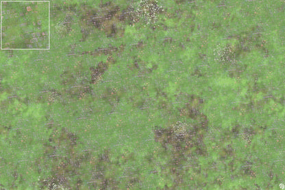 Mats by Mars: Overgrown Cobbles v1.0 Tabletop Wargaming Play Mat