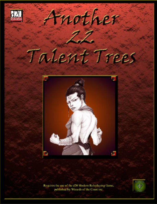 Another 22 Talent Trees – More D20 Modern Talent Options