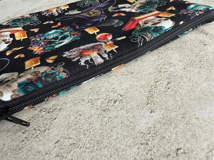 Witchy Tarot Card Bag With Zipper - Tarot Deck Storage Bag