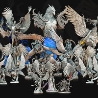 3D Printed Archvillain Games Aratiel the Golden Astral Court Order of the Gryphon 28 32mm D&D
