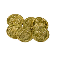 Renaissance Themed Gaming Coins - Jumbo 35mm (6-Pack)