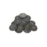 Pirate Doubloons Themed Gaming Coins - Small 20mm (15-Pack)