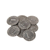 Pirate Doubloons Themed Gaming Coins - Large 30mm (9-Pack)