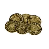 Pieces of Eight Themed Gaming Coins - Jumbo 35mm (6-Pack)