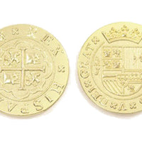 Pieces of Eight Themed Gaming Coins - Jumbo 35mm (6-Pack)