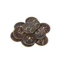 Mythological Creatures Themed Gaming Coins - Medium 25mm (12-Pack)
