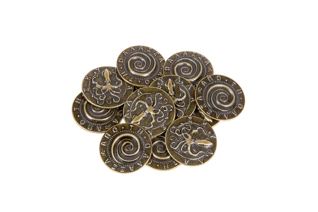 Mythological Monsters Themed Gaming Coins - Medium 25mm (12-Pack)