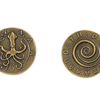 Mythological Monsters Themed Gaming Coins - Medium 25mm (12-Pack)