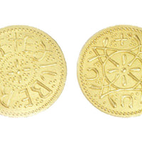 Anglo-Saxon Themed Gaming Coins - Jumbo 35mm (6-Pack)