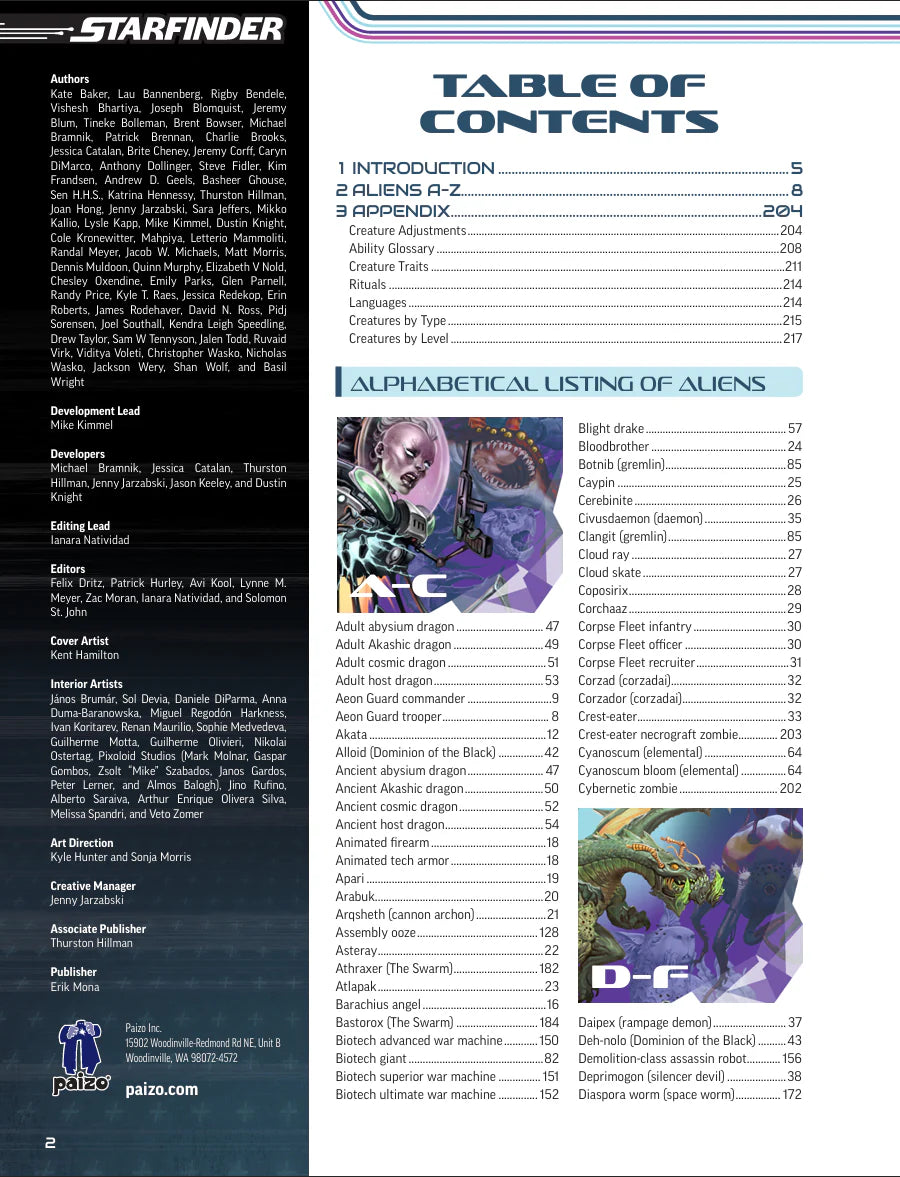 Starfinder RPG: Alien Core Pocket Edition (2E)