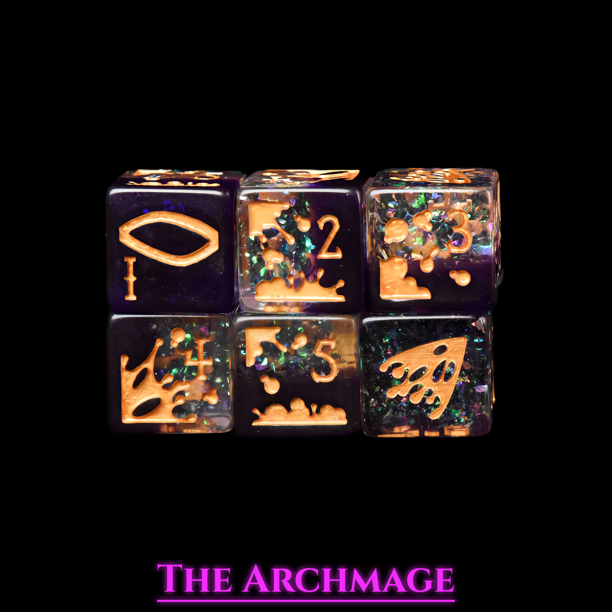 Archmage Dice Set | Resin D&D Dice by Revenant Foundry