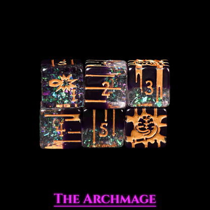 Archmage Dice Set | Resin D&D Dice by Revenant Foundry